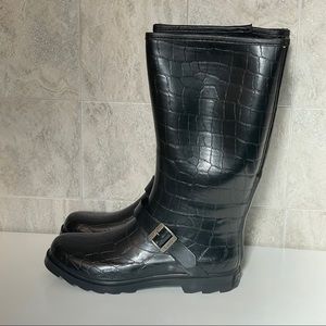 Dirty Laundry by Chinese Laundry Women’s Roanoke Croc Rain Boot